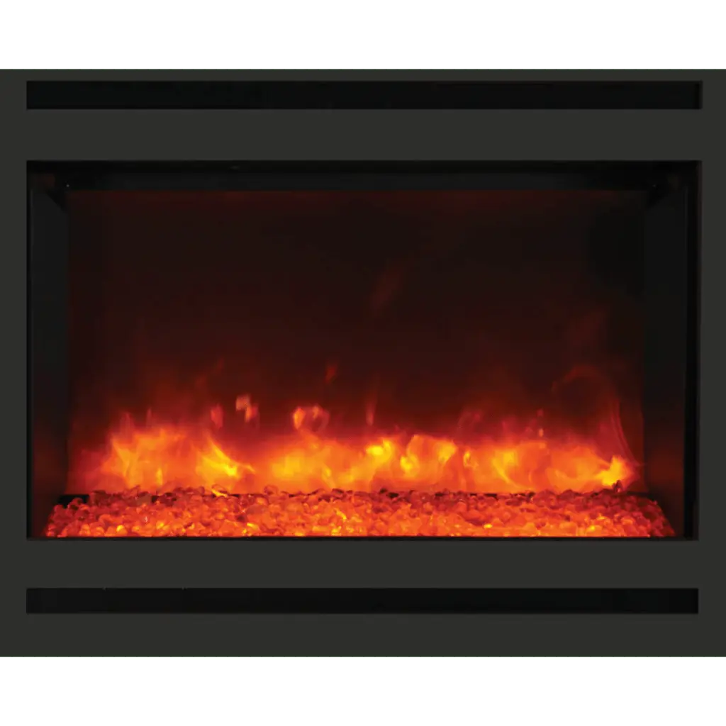 Amantii 31" Decorative Steel Surround for Zero Clearance Electric Fireplace