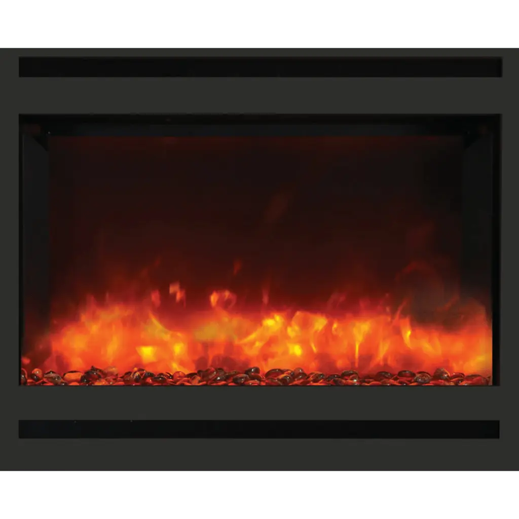 Amantii 31" Decorative Steel Surround for Zero Clearance Electric Fireplace