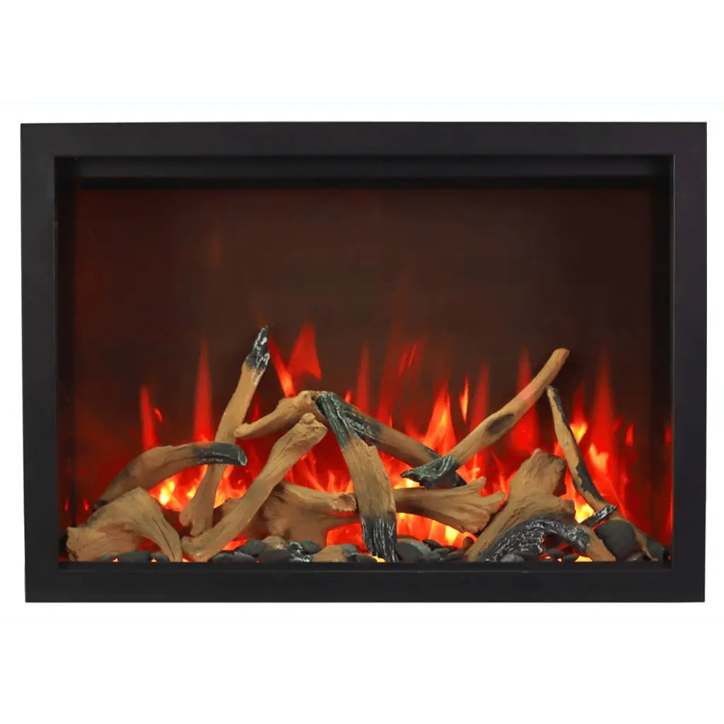 Amantii TRD-33 Traditional Bespoke Indoor/Outdoor Electric Fireplace Insert TRD-33