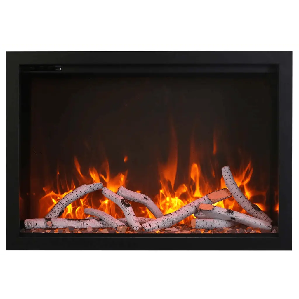 Amantii TRD 38" Traditional Bespoke Indoor/Outdoor Electric Fireplace Insert TRD-38