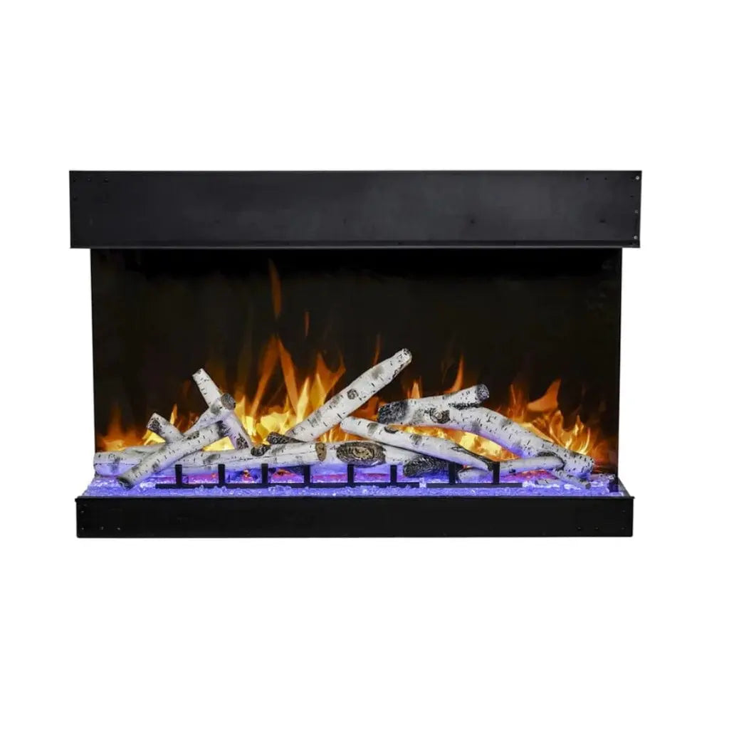 Amantii Tru View Bespoke 45" 3-Sided Indoor/Outdoor Electric Fireplace TRV-45-BESPOKE