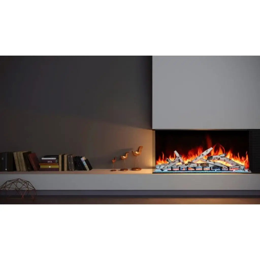 Amantii Tru View Bespoke 45" 3-Sided Indoor/Outdoor Electric Fireplace TRV-45-BESPOKE