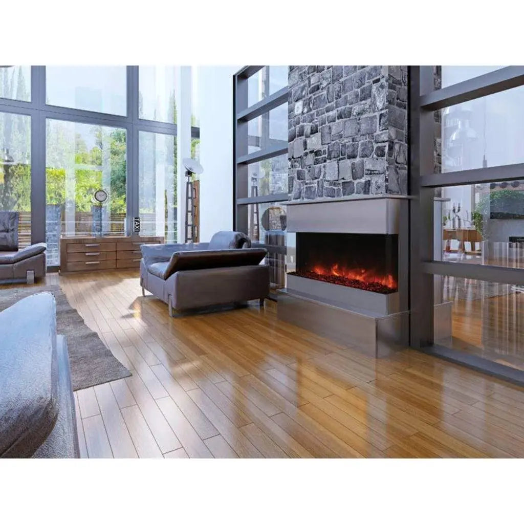 Amantii TRU-View XL Deep 50” Built-In Three-Sided Electric Fireplace