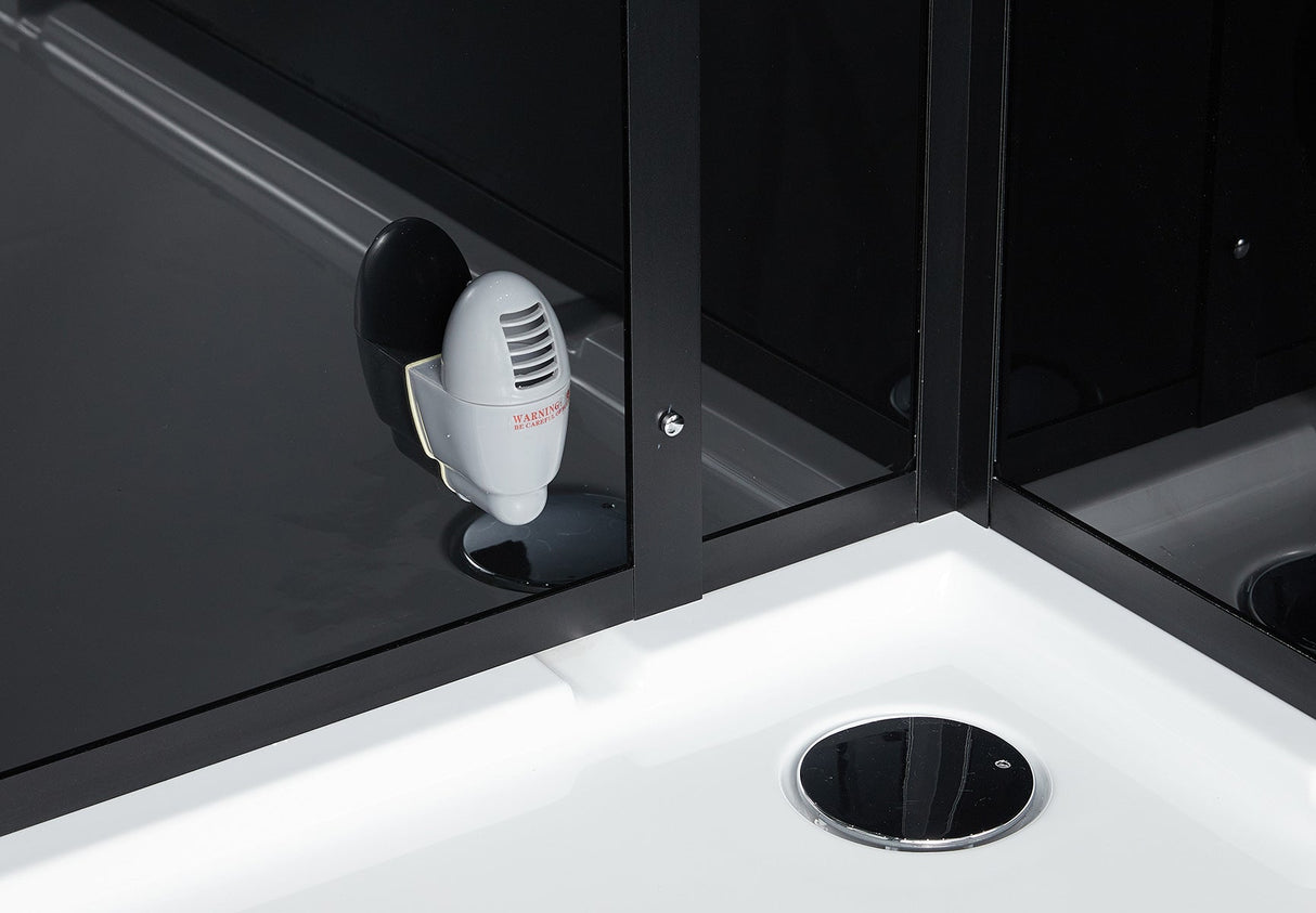 Maya Bath Platinum Anzio-L 57″ × 37″ × 88″ Steam Shower