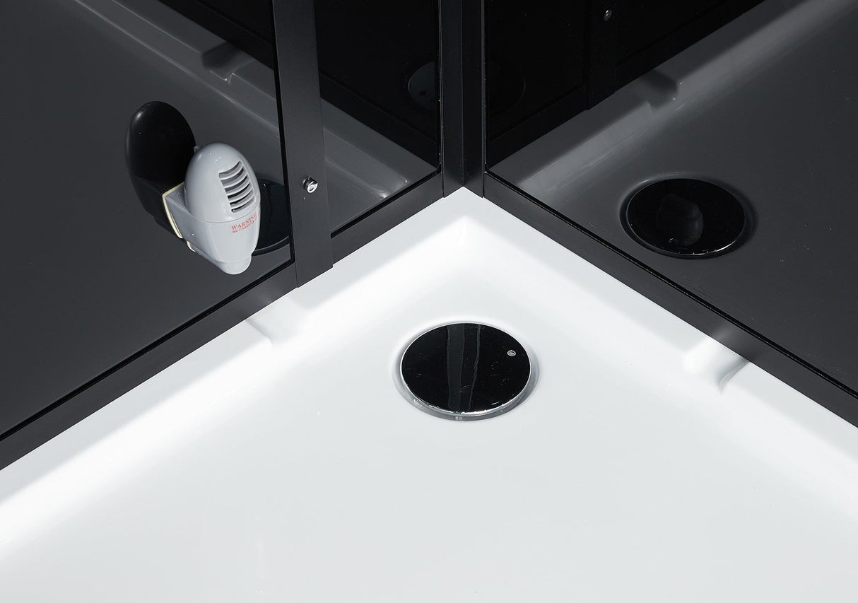 Maya Bath Platinum Anzio-R 57″ × 37″ × 88″ Steam Shower