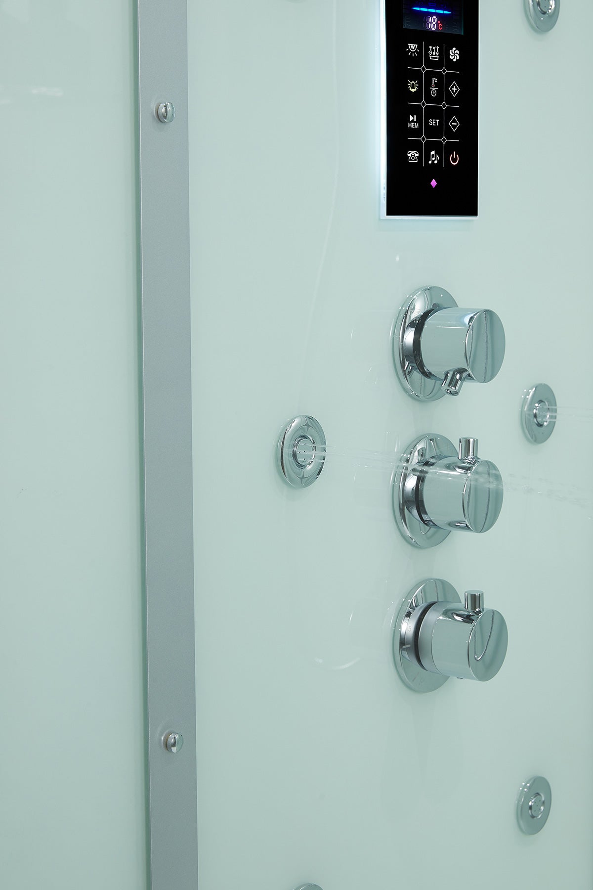 Maya Bath Platinum Anzio-R 57″ × 37″ × 88″ Steam Shower