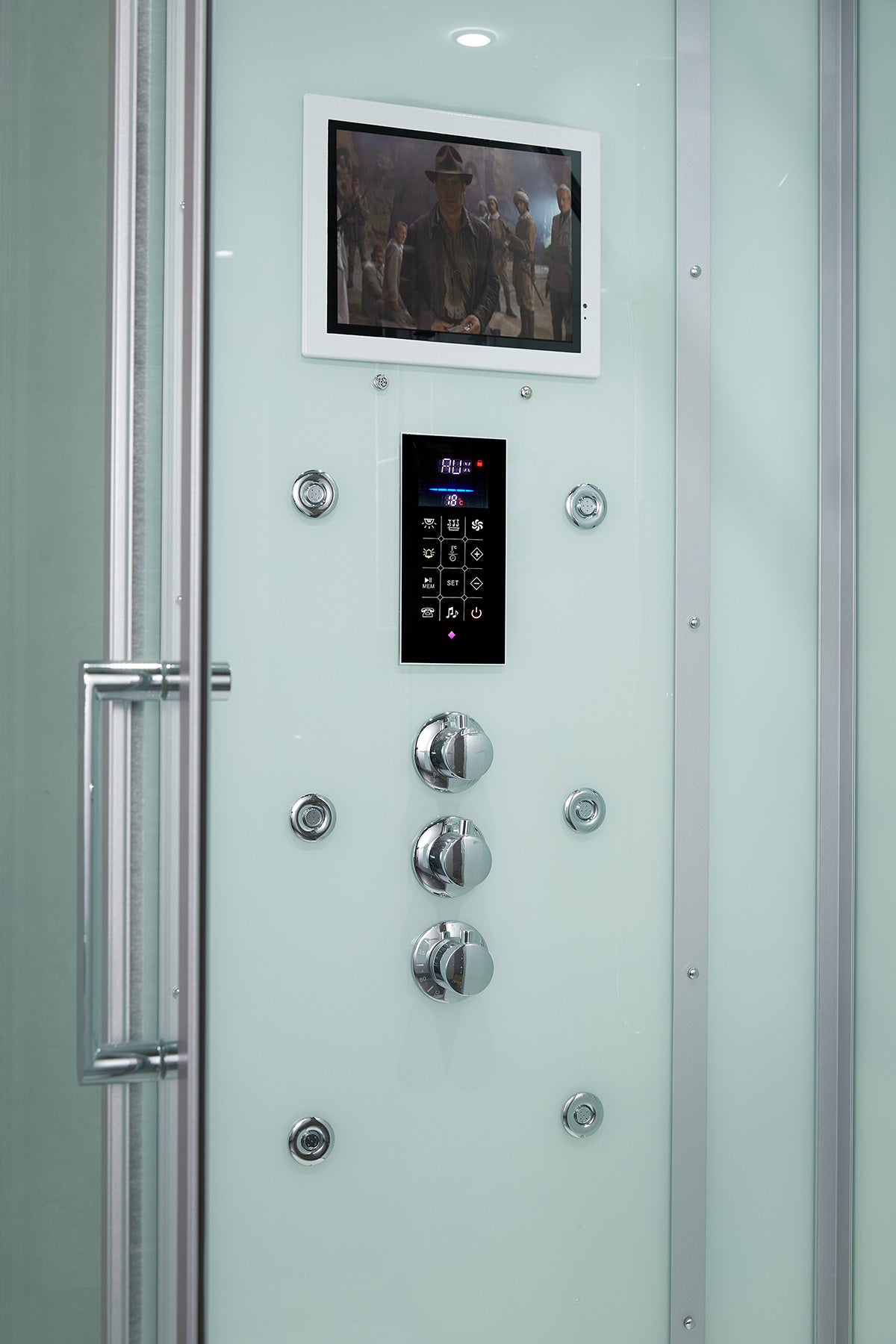 Maya Bath Platinum Anzio-L 57″ × 37″ × 88″ Steam Shower