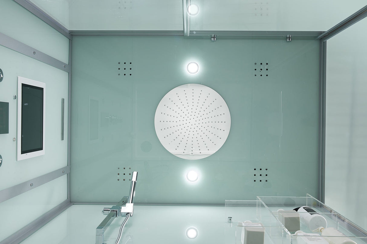 Maya Bath Platinum Anzio-L 57″ × 37″ × 88″ Steam Shower