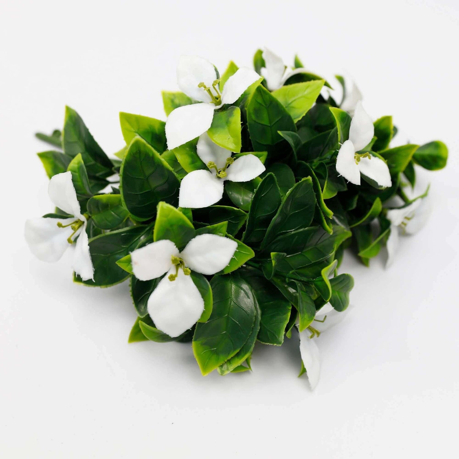 Designer Plants USA Artificial White Bougainvillea Flower Stem 12" Living Wall Insert