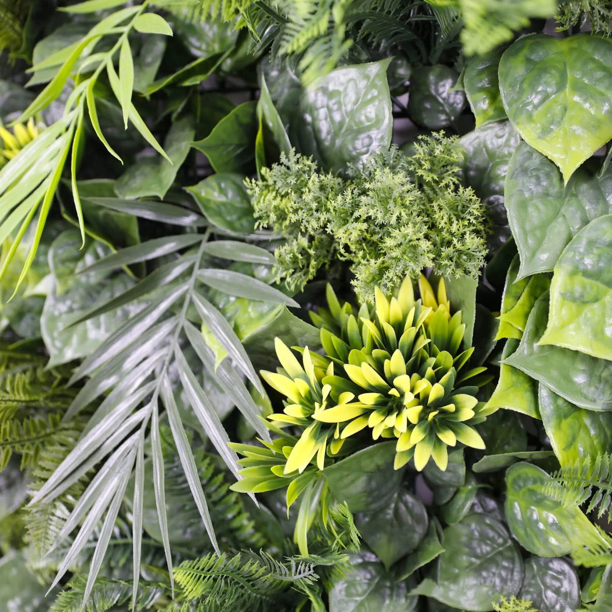 Designer Plants USA Luxury Flowering Hawaiian Sunrise Artificial Vertical Garden 40" x 40" 11SQ FT Commercial Grade UV Resistant