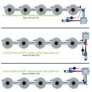 Alien Hydroponics V-SYSTEM 5 Pot 1 Row Kit