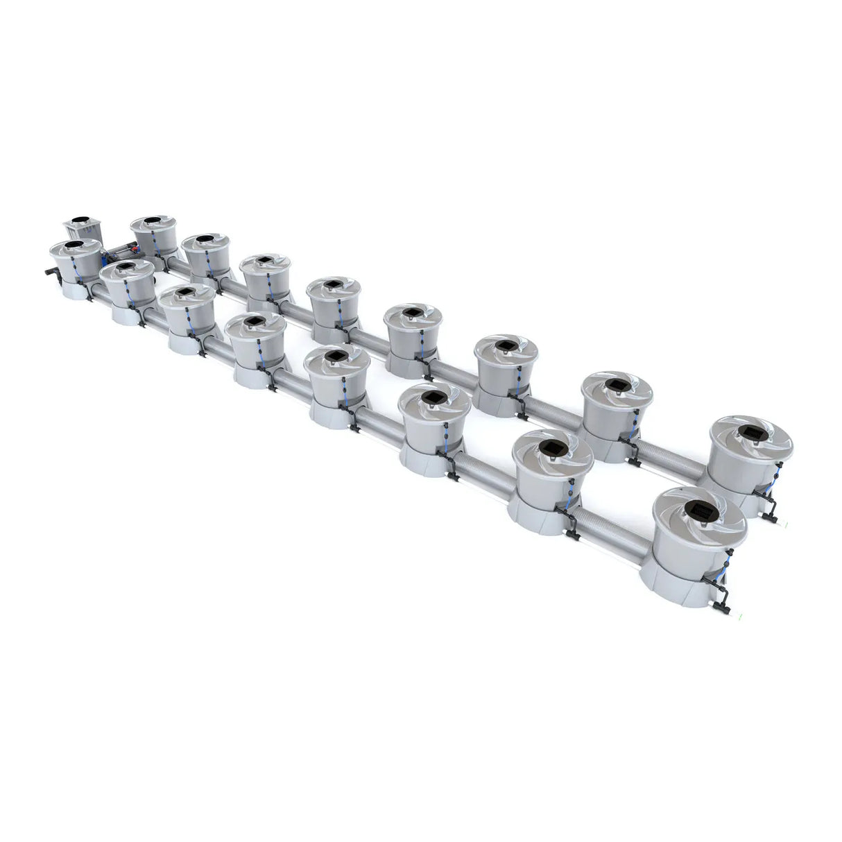 Alien Hydroponics V-SYSTEM 16 Pot 2 Row Kit