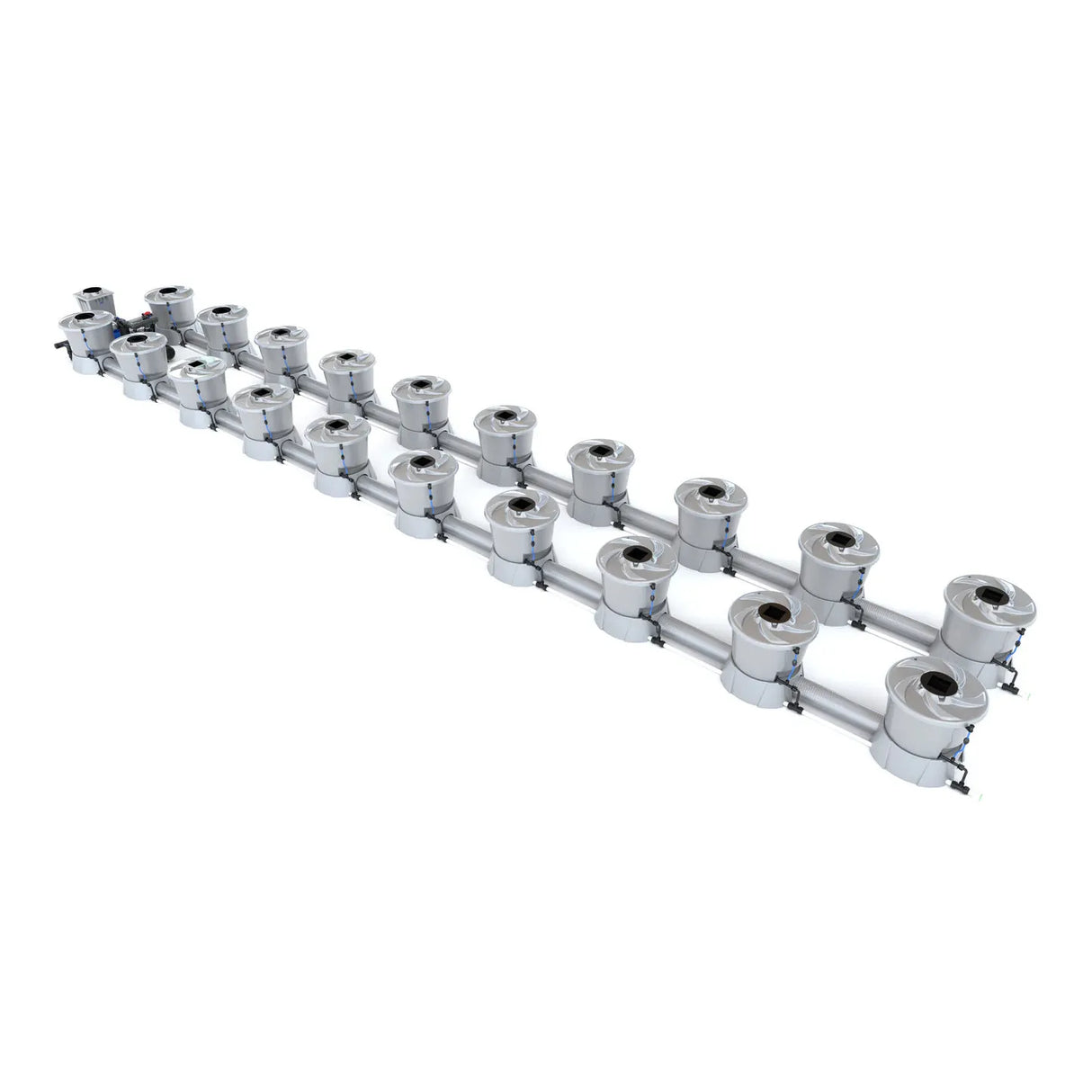 Alien Hydroponics V-SYSTEM 20 Pot 2 Row Kit