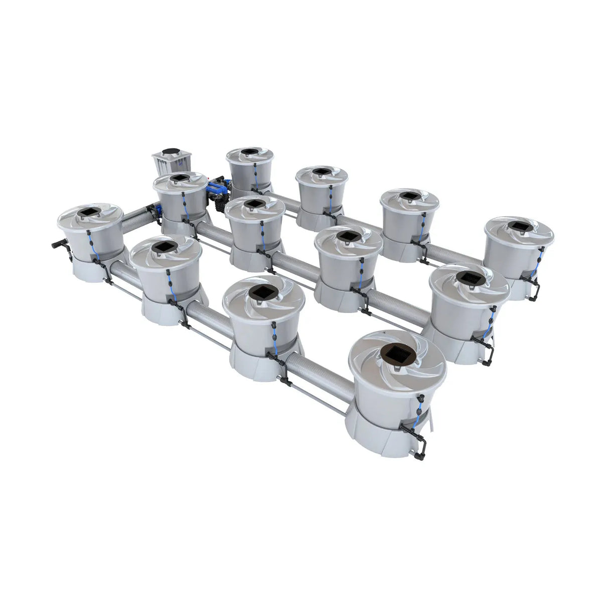 Alien Hydroponics V-SYSTEM 12 Pot 3 Row Kit