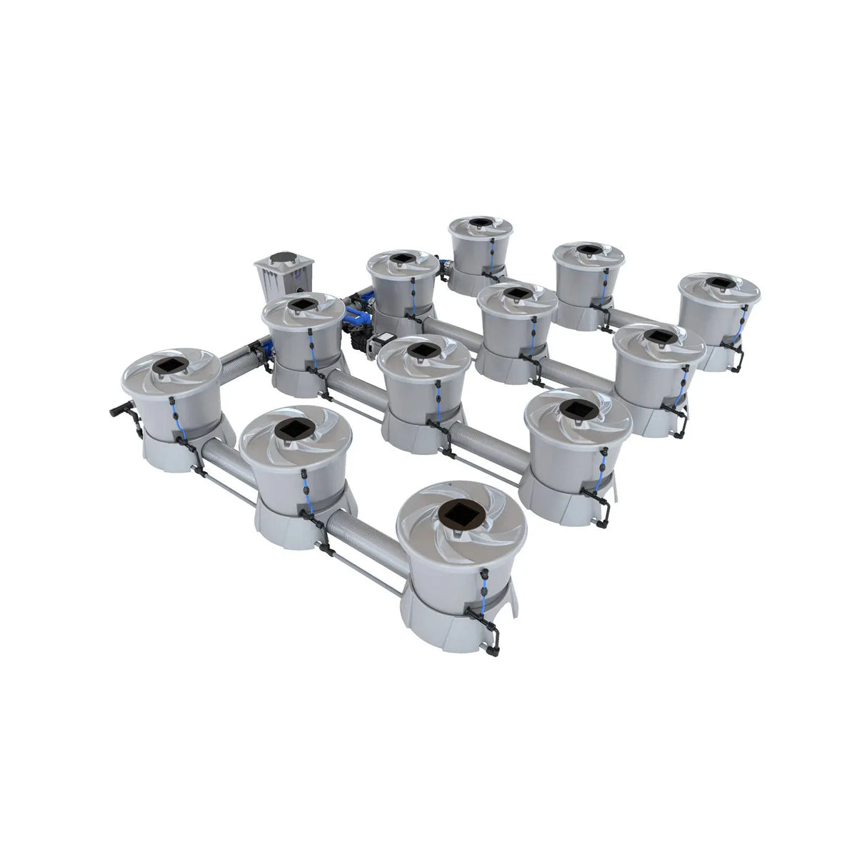 Alien Hydroponics V-SYSTEM 12 Pot 4 Row Kit