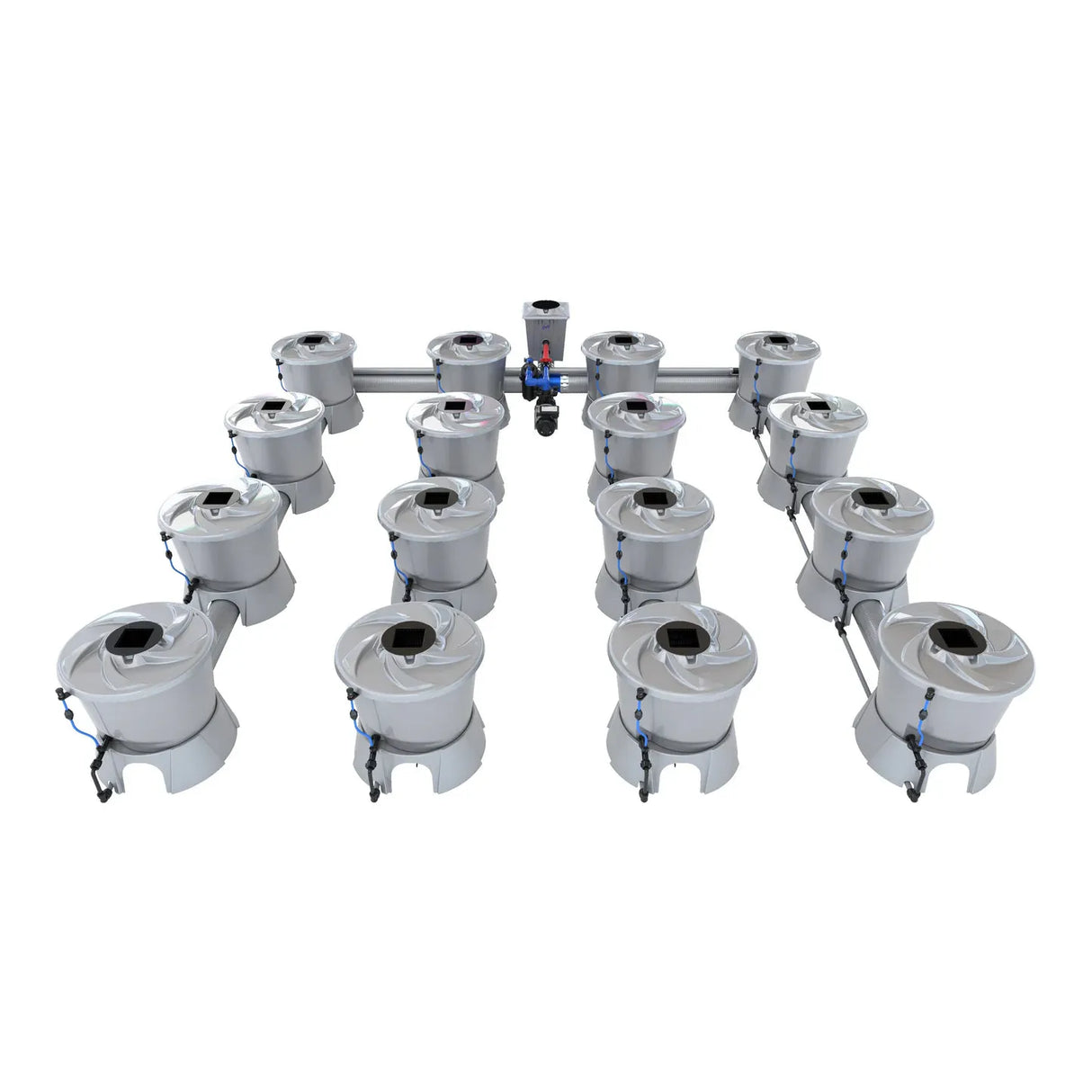 Alien Hydroponics V-SYSTEM 16 Pot 4 Row Kit
