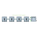 Alien Hydroponics RAIN 4 Pot 1 Row Kit