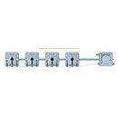 Alien Hydroponics RAIN 4 Pot 1 Row Kit