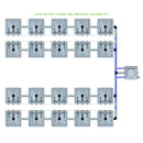 Alien Hydroponics RAIN 20 Pot 4 Row Kit