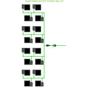 Alien Hydroponics EasyFeed 16 Pot 8 Row Kit