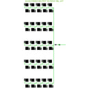Alien Hydroponics EasyFeed 50 Pot 10 Row Kit