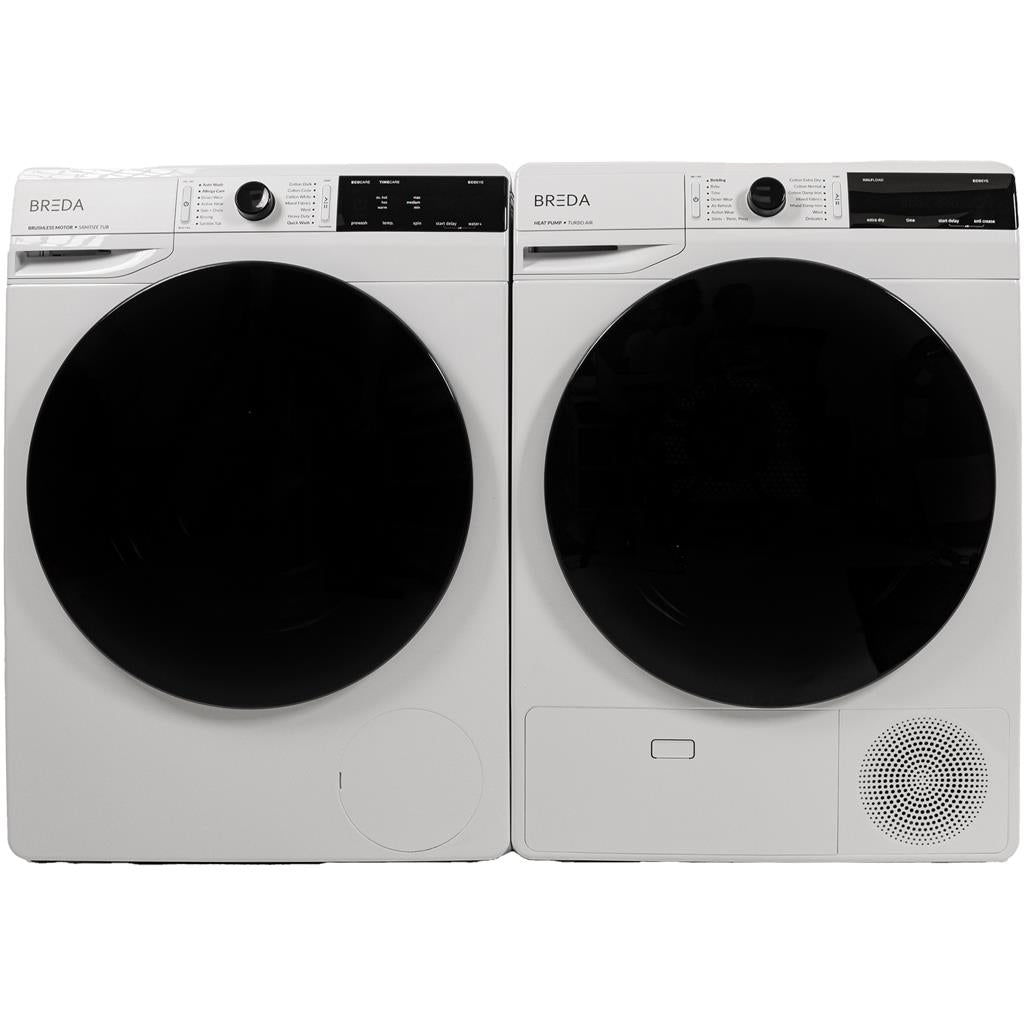 Breda 24" Stackable Heat Pump Ventless Washer Dryer LUDH92700