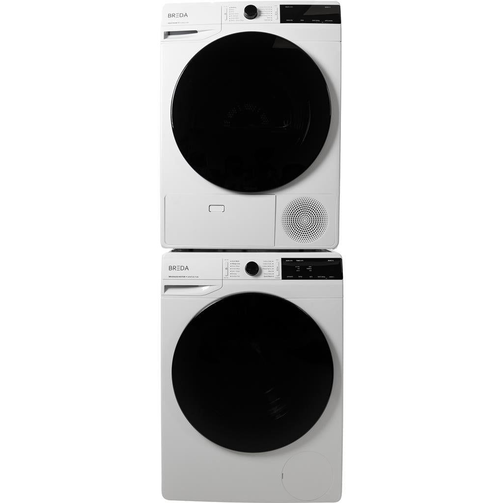 Breda 24" Stackable Heat Pump Ventless Washer Dryer LUDH92700