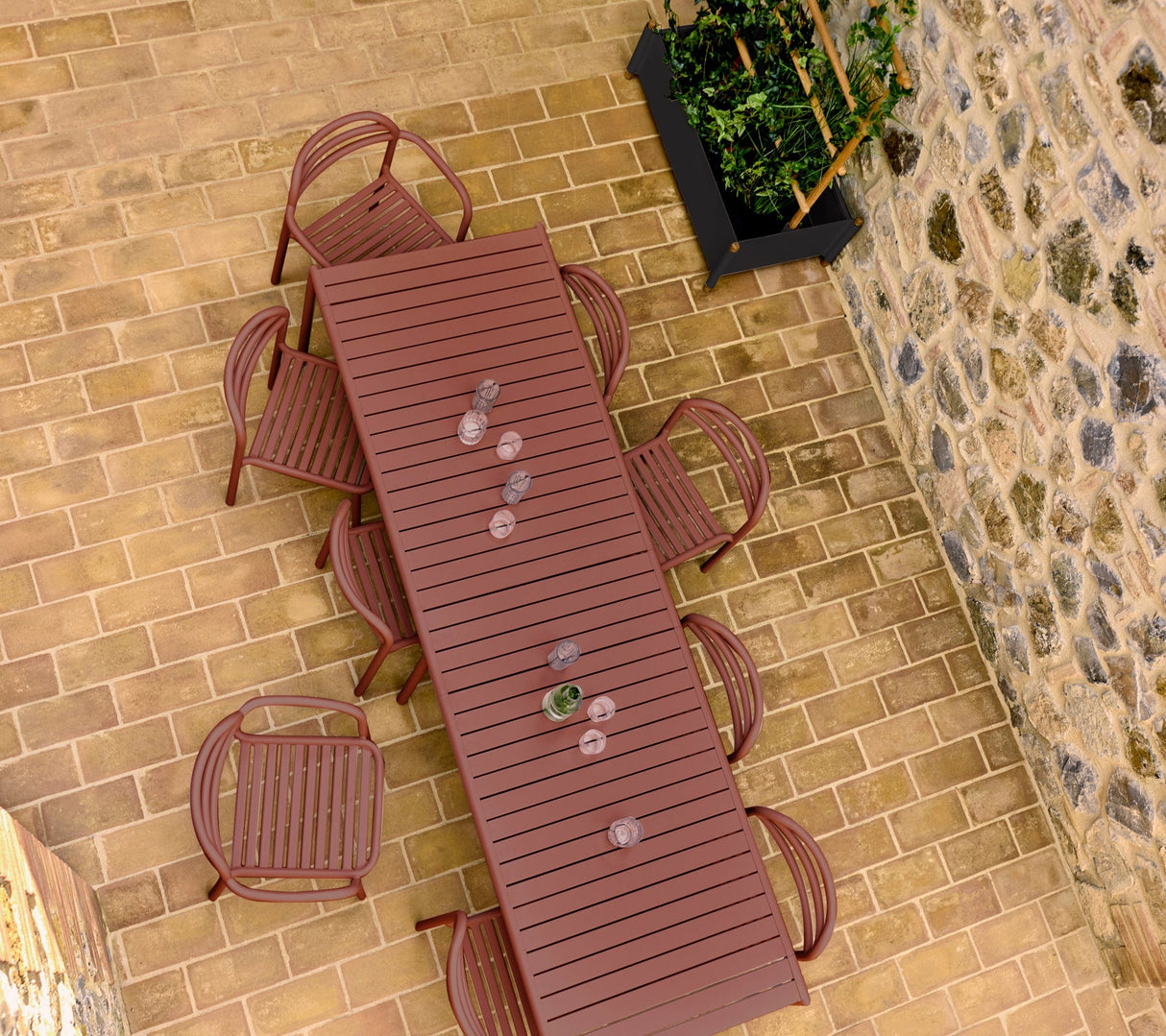 Cane-line Bliss Outdoor Dining Table Extension Leaf with Leg 11050EXTADG