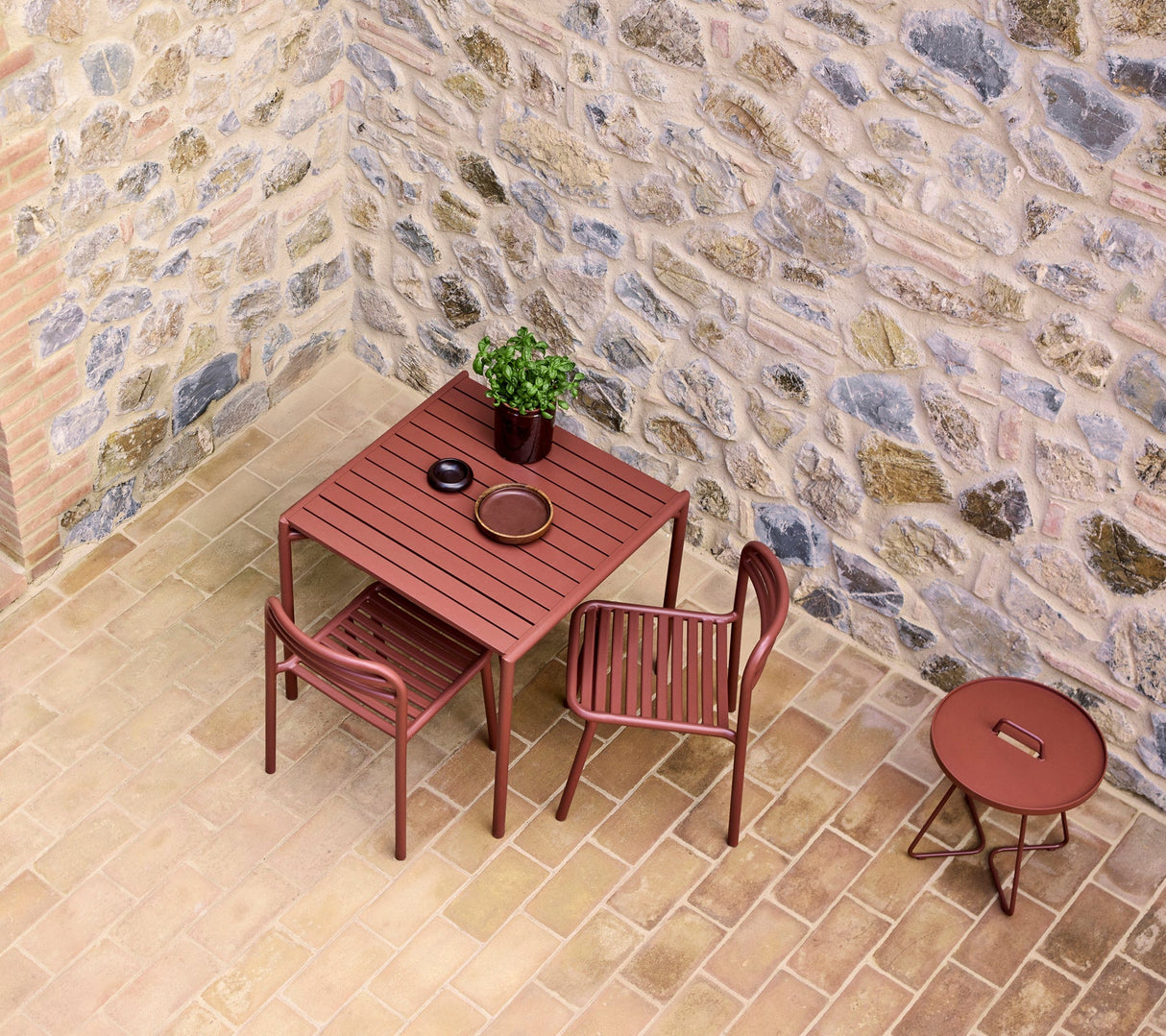 Bliss Dining Table with 2 Chairs Outdoor Dining Set