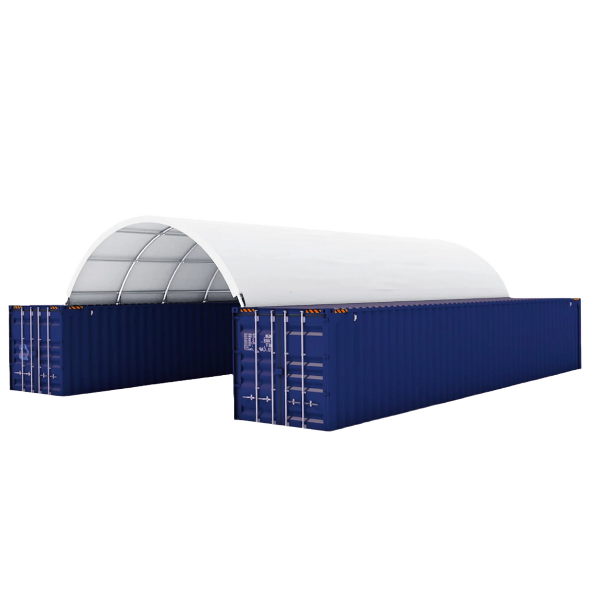 Chery Industrial 20x40 ft Container Shelter with Closed Back Panel