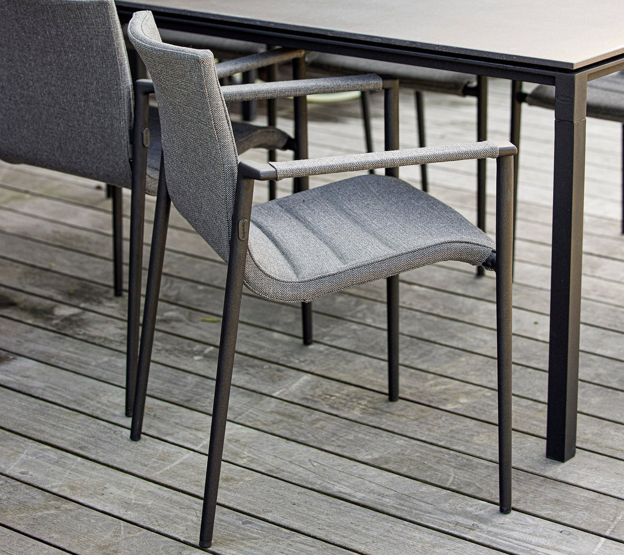 Core Outdoor Stackable Armchair Aluminium SoftTouch