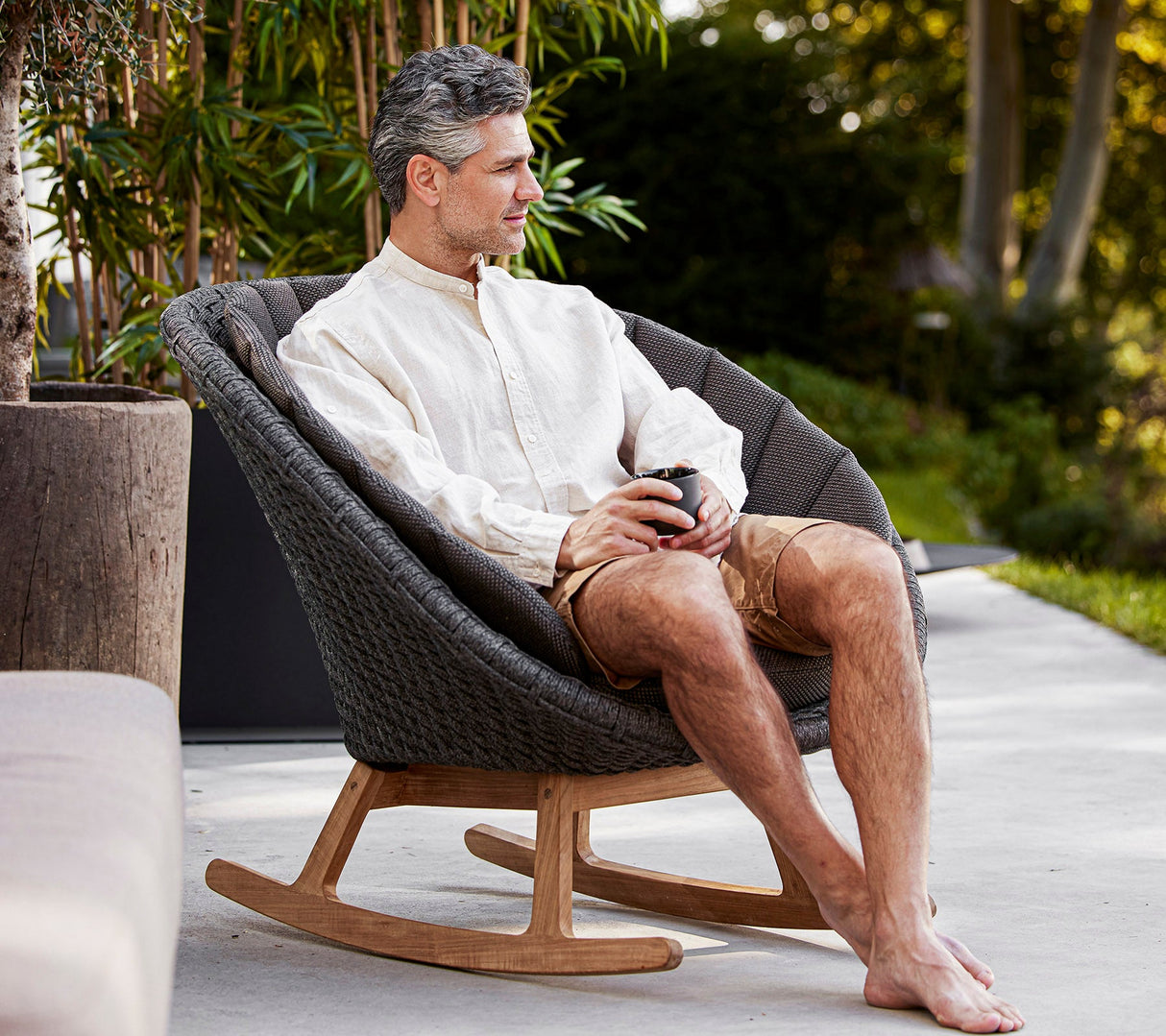 Peacock Outdoor Rocking Chair 5458RODGTRC-5458YS92