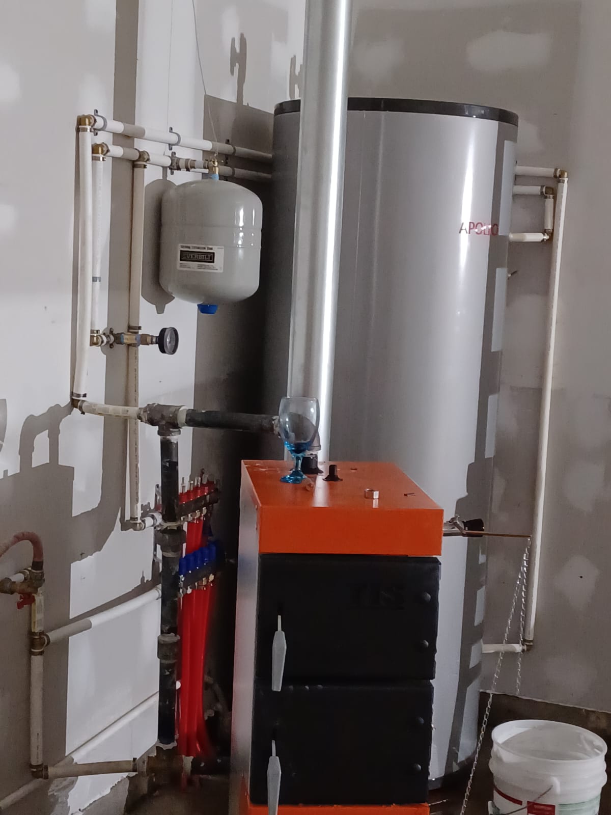 APOLLO DHW120 MAX - Stainless Combined Indirect Water Heater Tank