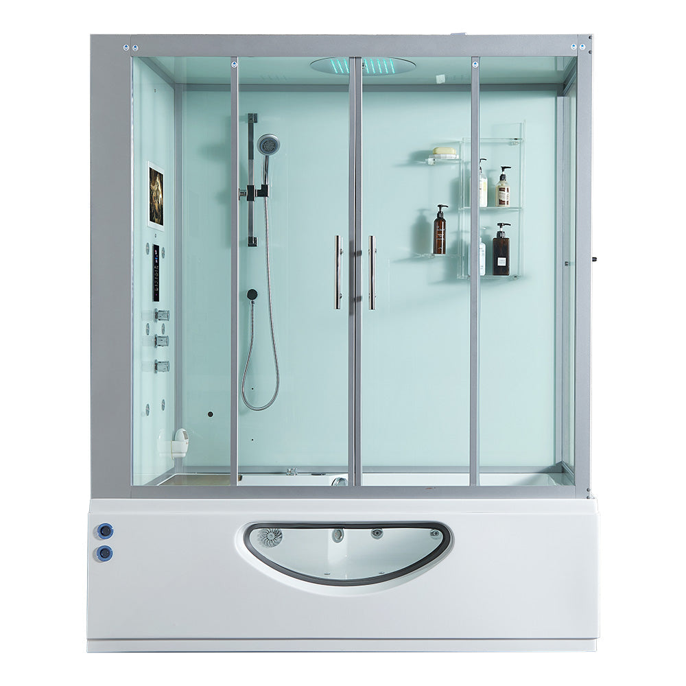 Maya Bath Platinum Catania-L 71″ × 38″ × 88″ Steam Shower