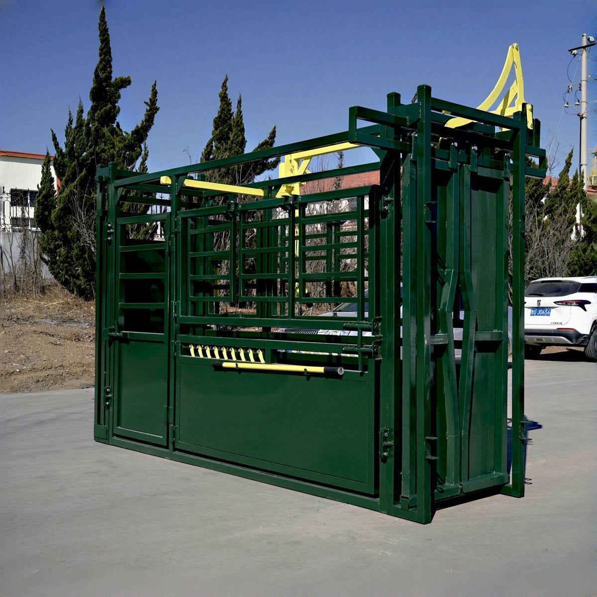 Chery Industrial Cattle Work Chute Manual Headgate