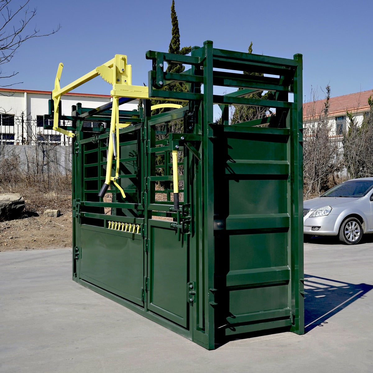 Chery Industrial Cattle Work Chute Manual Headgate