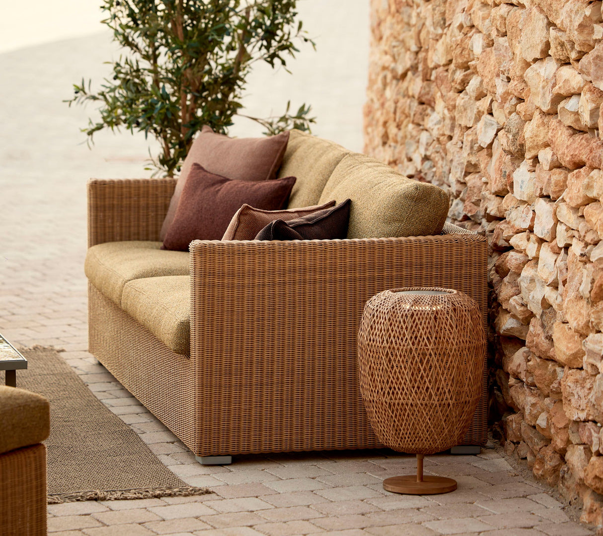 Cane-line Chester 3-Seater Outdoor Lounge Sofa