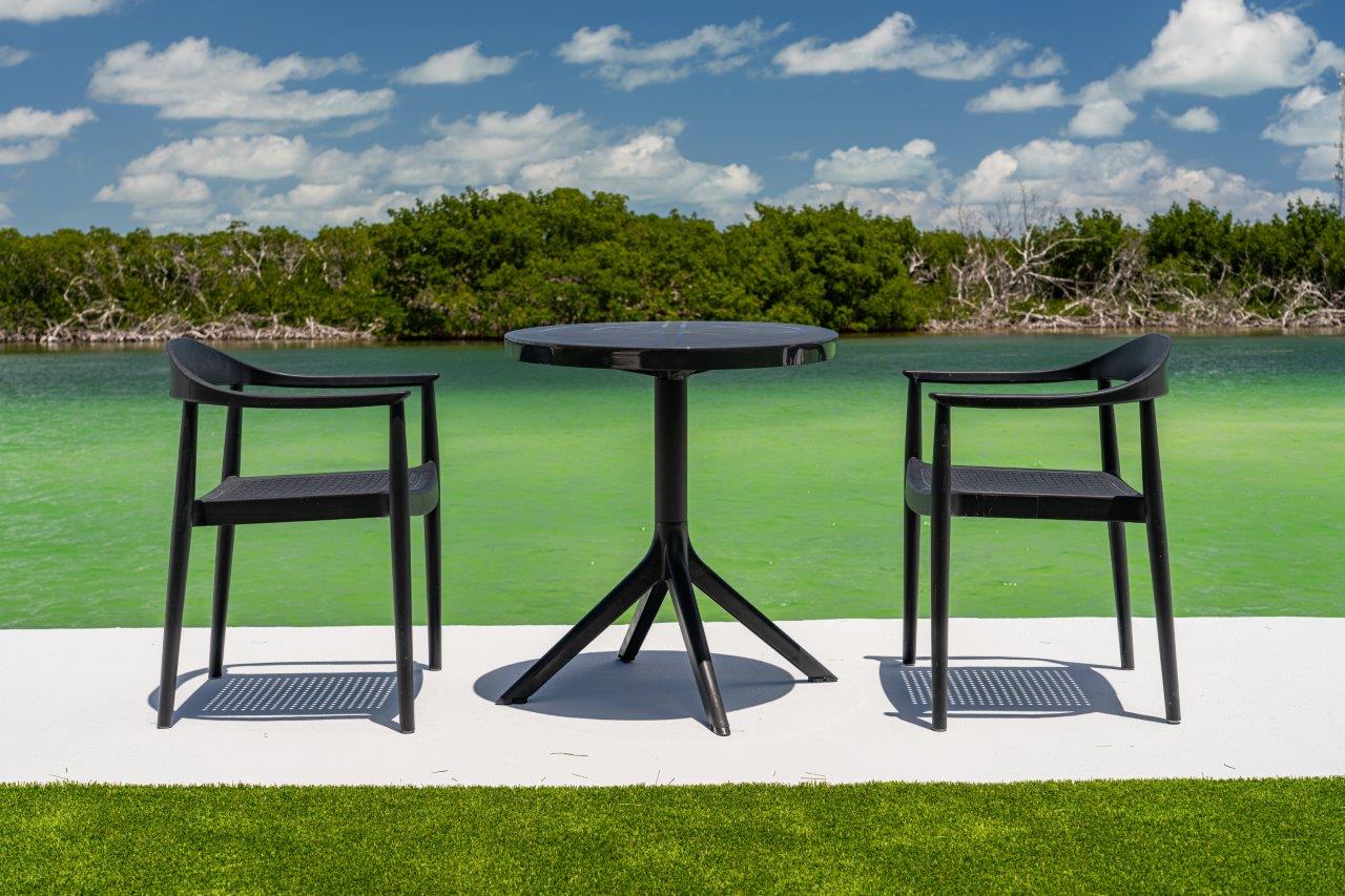 Rainbow Outdoor Kennedy Set of 2 Stackable Armchair-Anthracite