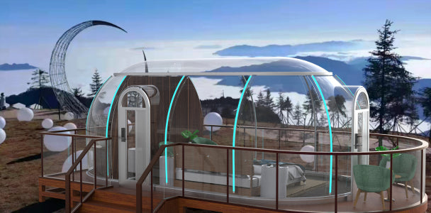 Domespaces Polycarbonate Pool & Hot Tub Domes Year-Round Use