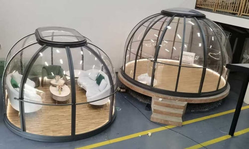 Domespaces Polycarbonate Pool & Hot Tub Domes Year-Round Use