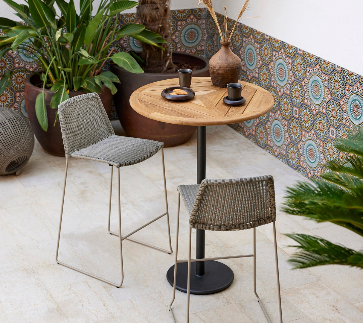 Cane-line Breeze Bar Chair Outdoor Bar Stool 5465LS