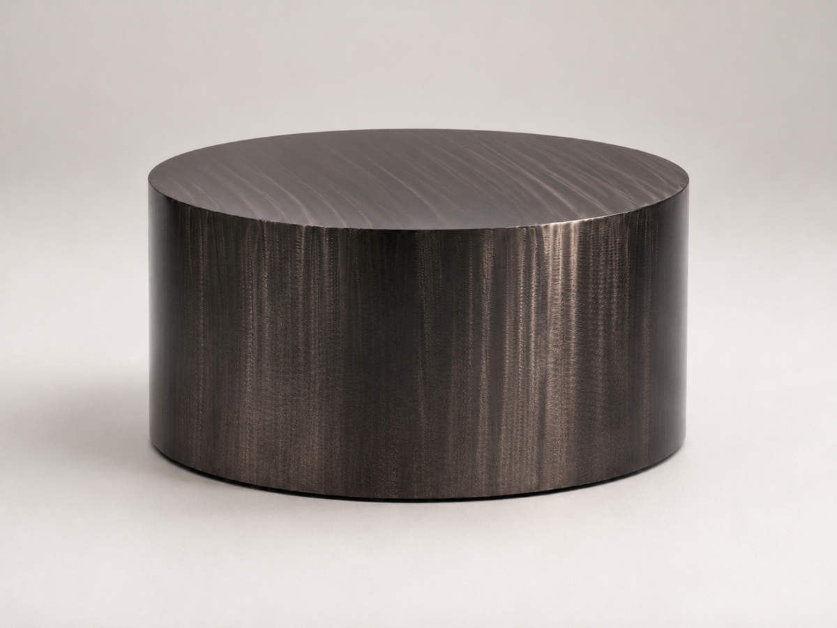 Metall Drum Duo Round Metal Coffee Table