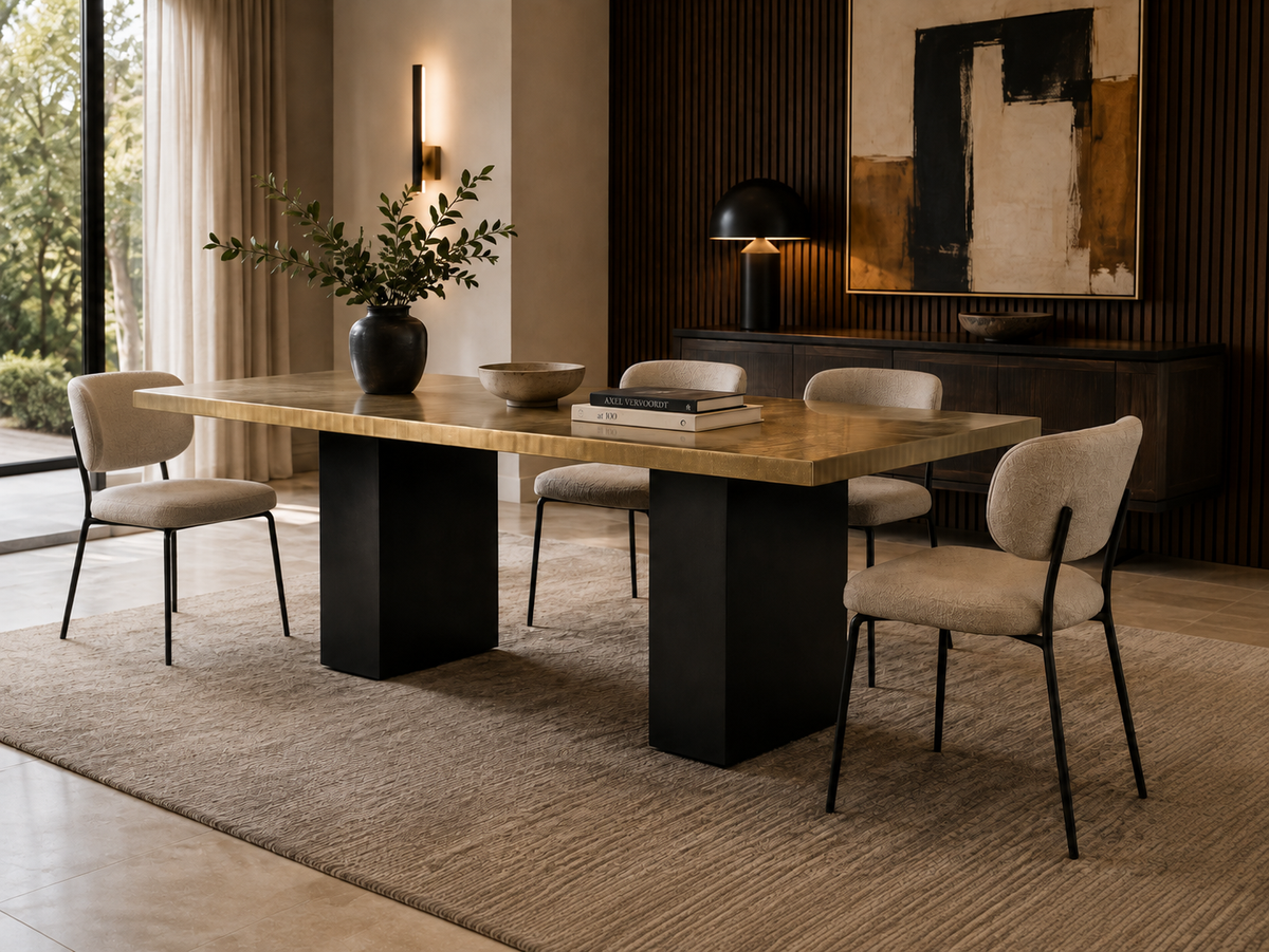 Metall Dublin Stainless Steel Dining Table