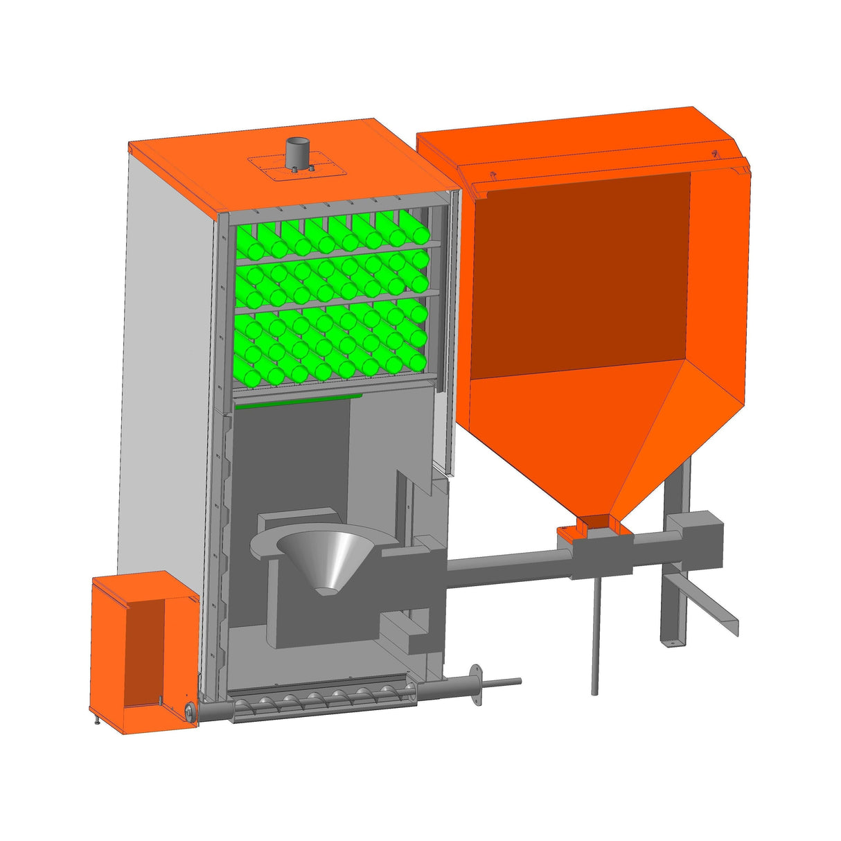 EKO DUO 150 Hybrid Coal-Pellet Boiler 500K BTU Automatic