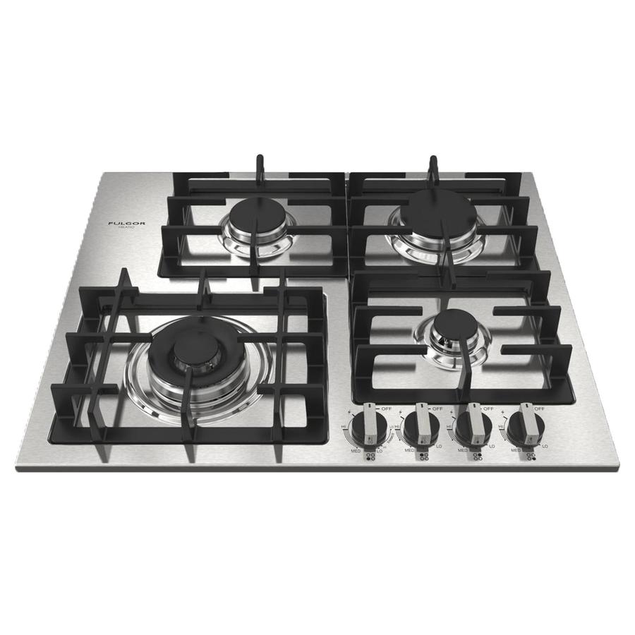 Fulgor Milano 400 Series 24” Gas Cooktop Stainless Steel F4GK24S1