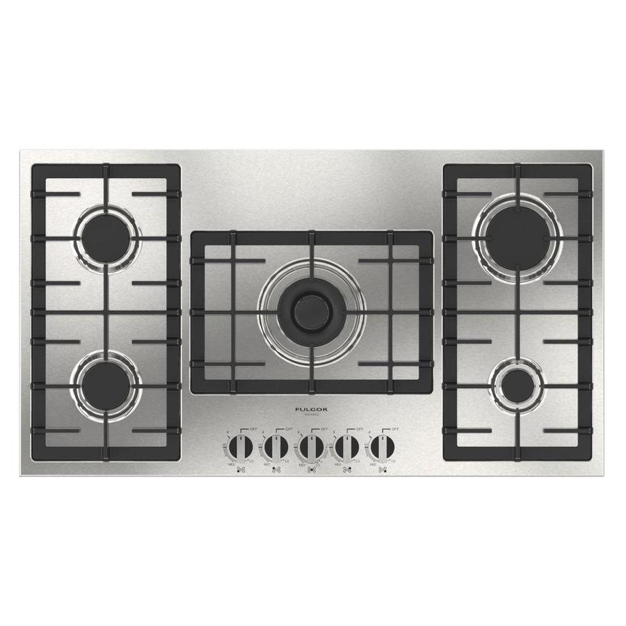 Fulgor Milano 400 Series 36” Gas Cooktop Stainless Steel F4GK36S1