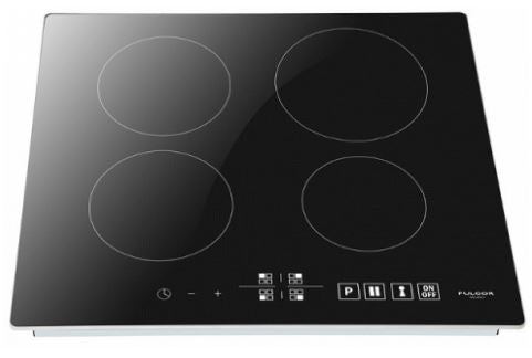 Fulgor Milano 24” Black Ceramic Glass Built-In Induction Cooktop F4IT24S1