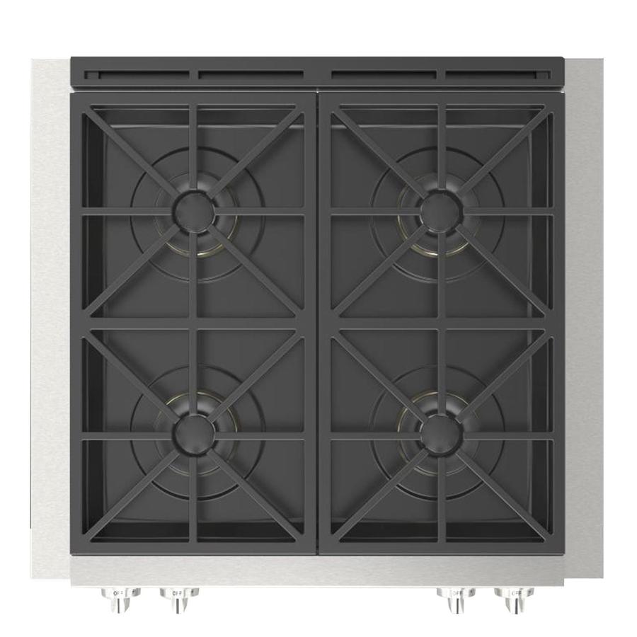 Fulgor Milano 600 Series 30” Gas Rangetop Stainless Steel F6GRT304S1