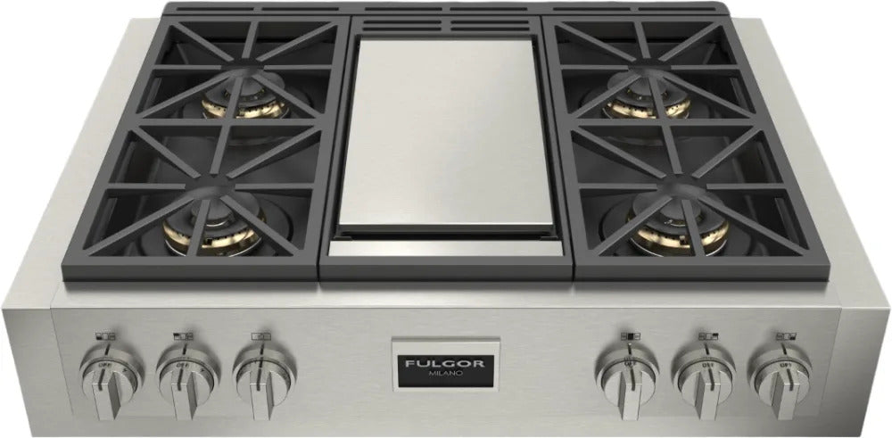 Fulgor Milano Sofia 36" Stainless Steel Gas Rangetop F6GRT364GS1