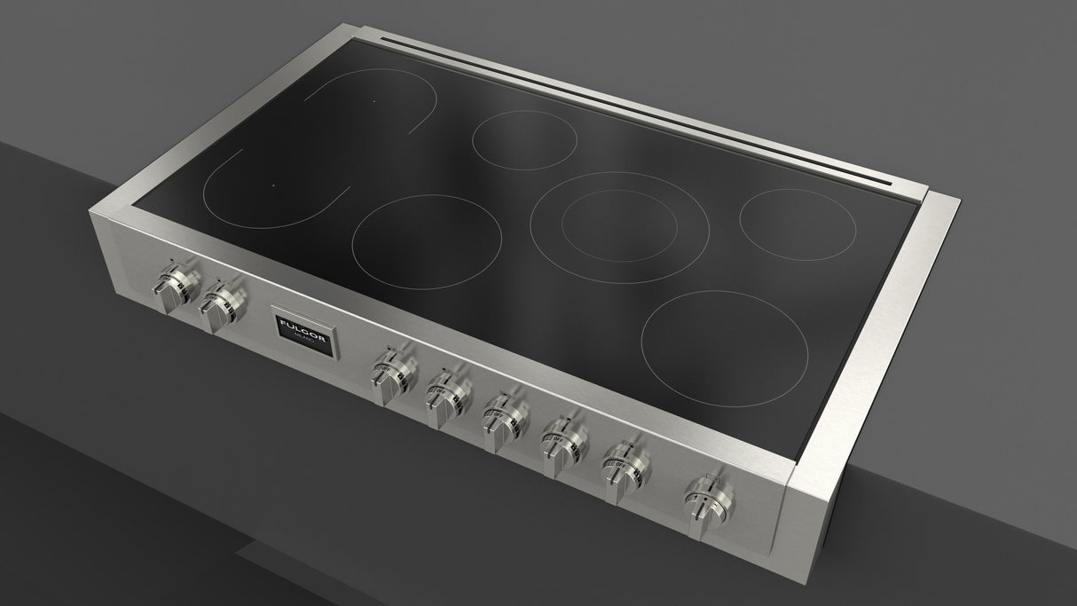 Fulgor Milano Sofia 48" Stainless Steel Induction Rangetop F6IRT487S1